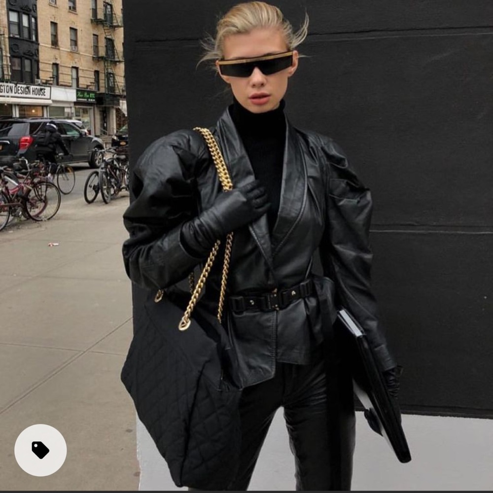 VINTAGE 80’s WILSONS LEATHER BIKER JACKET